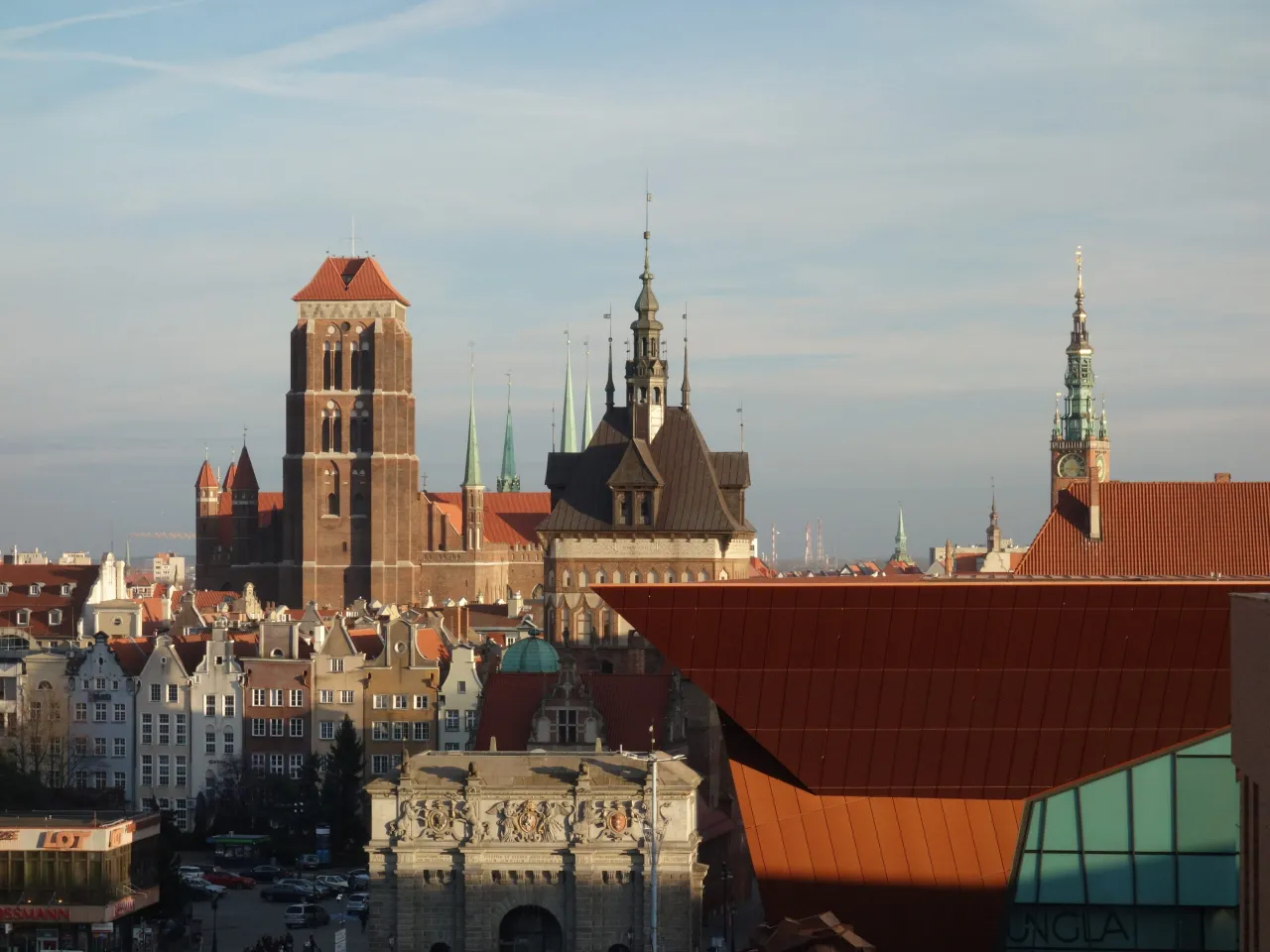 Mapa Gdańska dzielnice turystyczne