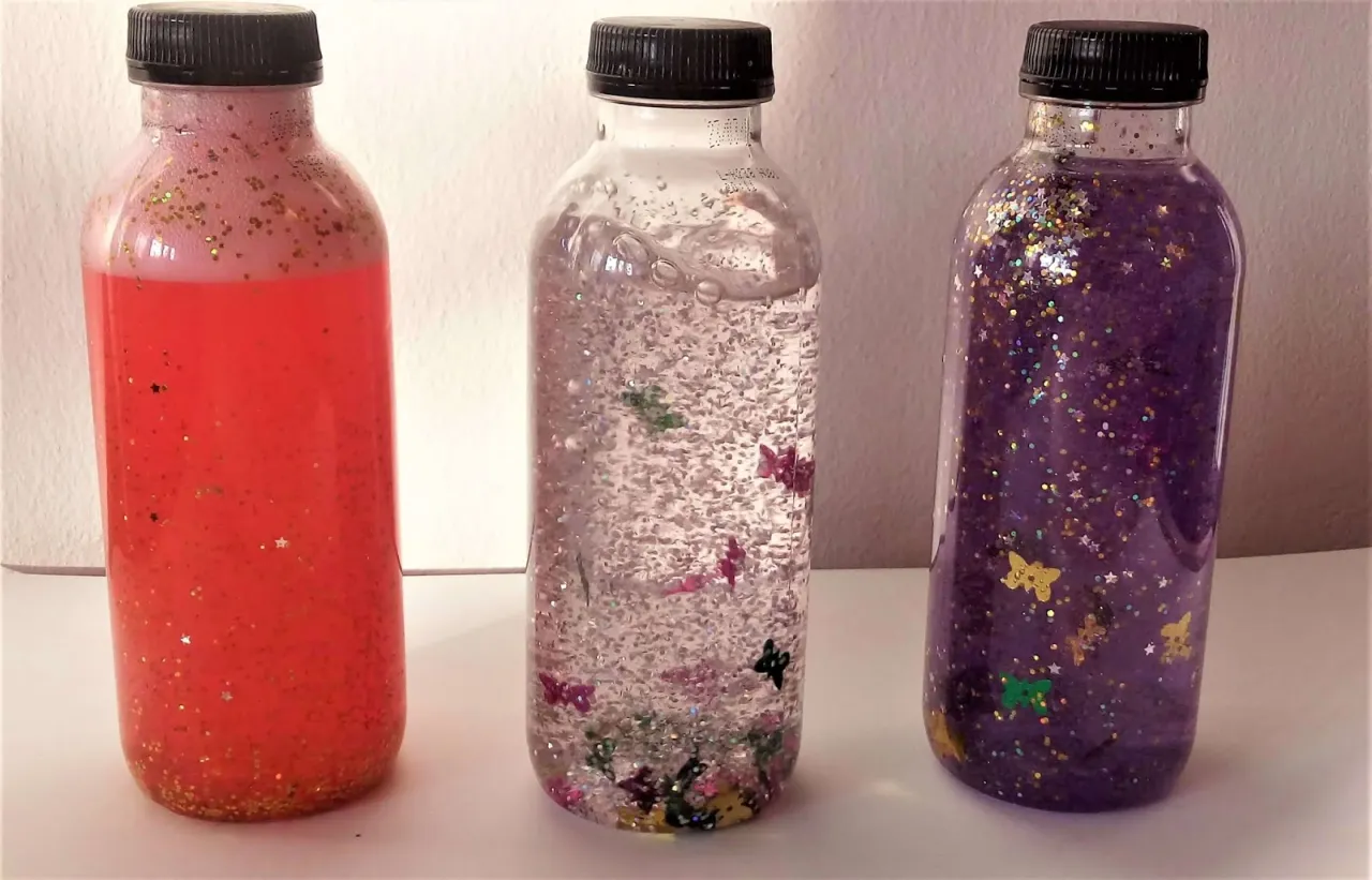 butelki sensoryczne DIY