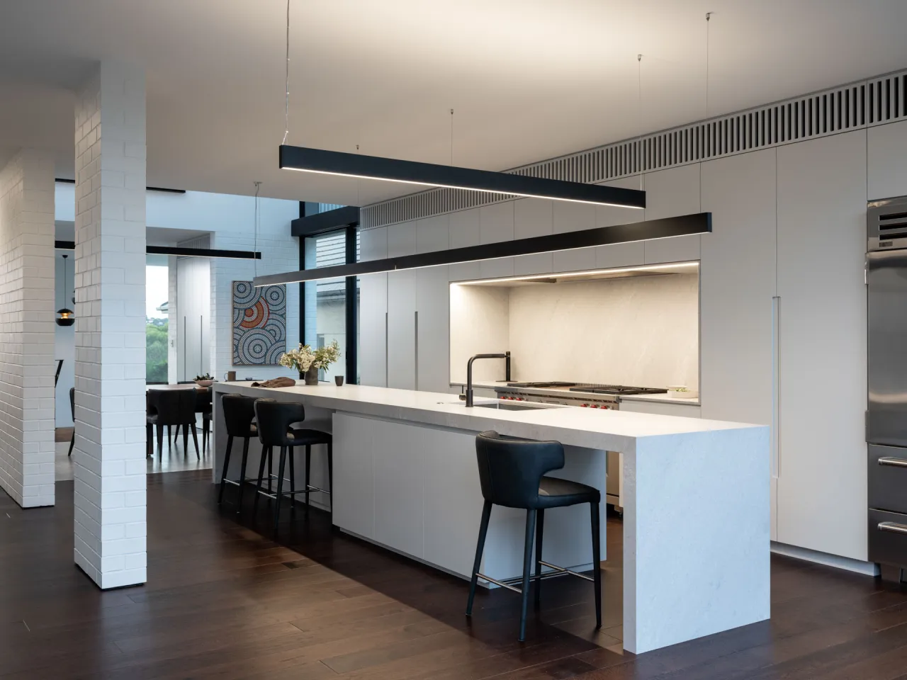 Nowoczesne oświetlenie LED w kuchni