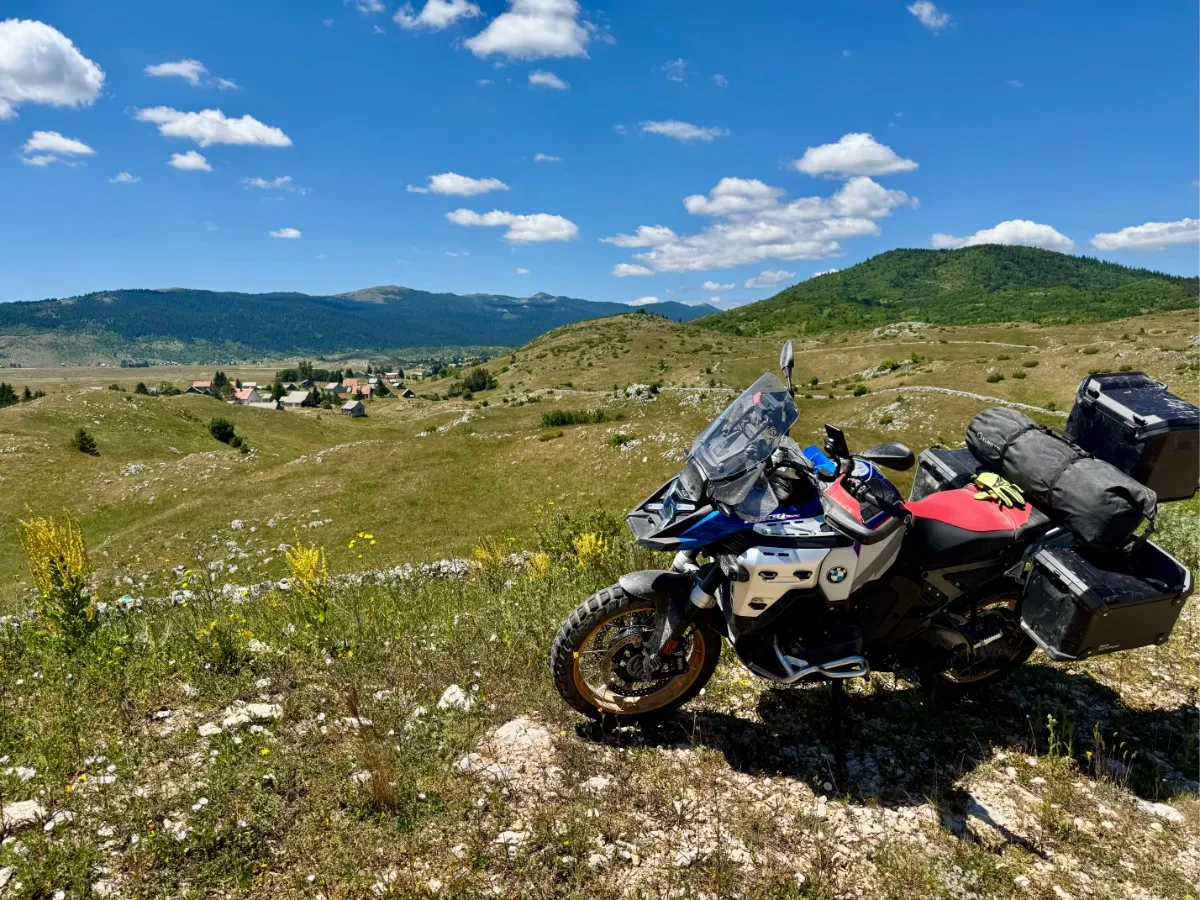 Motocykl na Magistrali Adriatyckiej Chorwacja