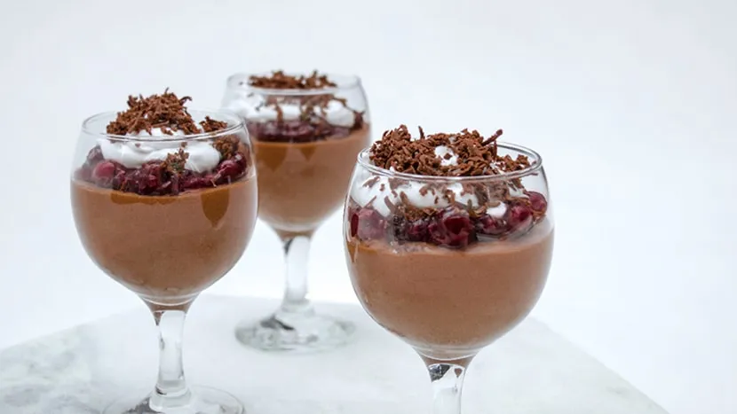 Wegański mus czekoladowy z aquafaby