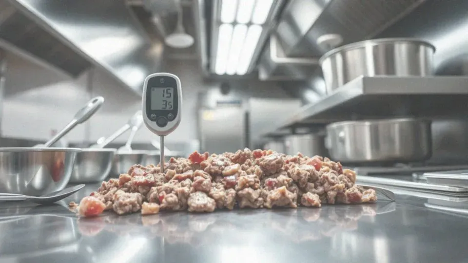 Strefa niebezpiecznych temperatur żywności wykres