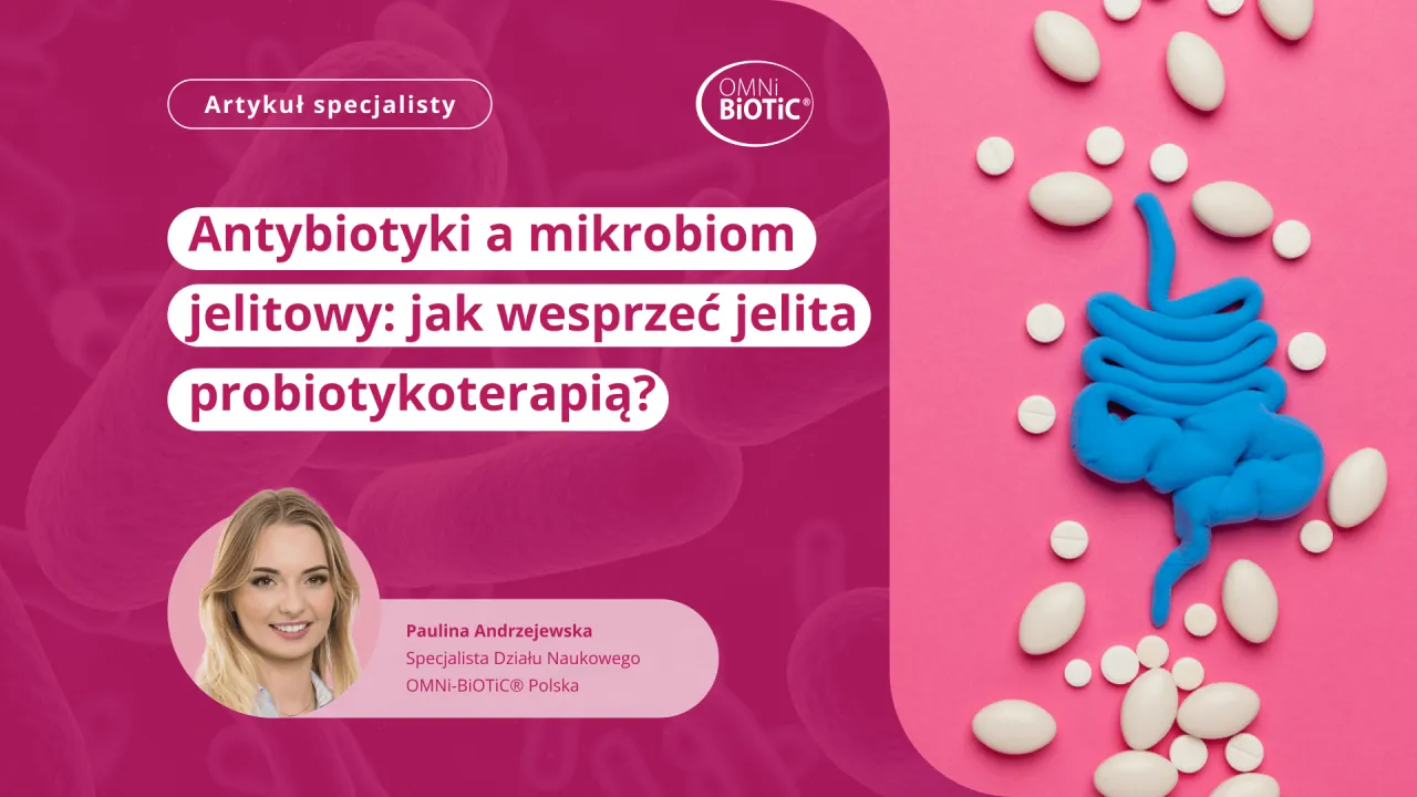 wpływ antybiotyku na florę jelitową