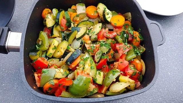 Schnelle vegetarische Gem&uuml;sepfanne