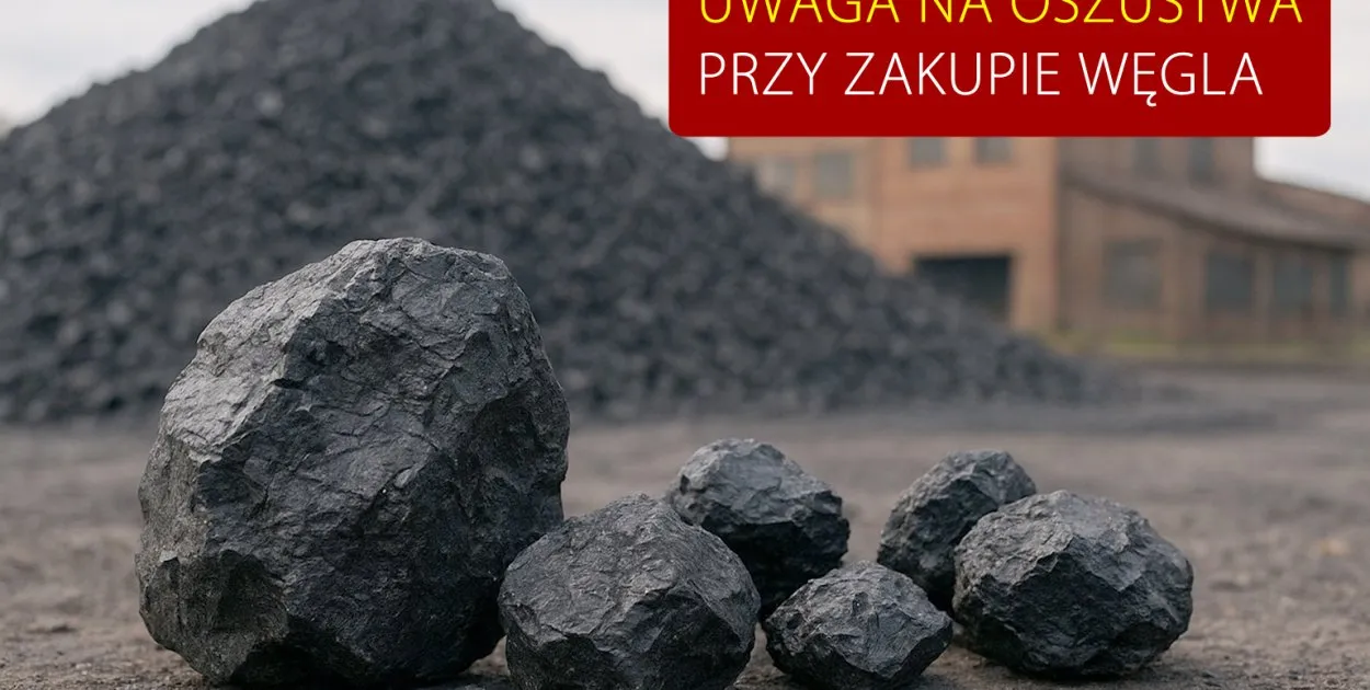 oszustwa przy zakupie węgla