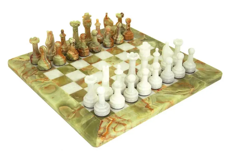 luksusowe szachy z onyksu