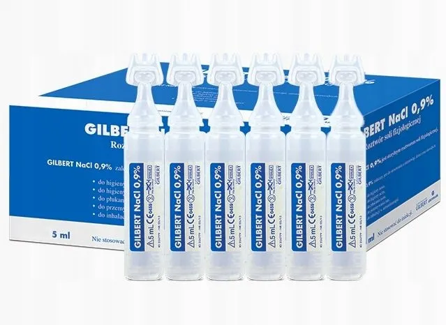 sól fizjologiczna ampułki do przemywania kolczyka