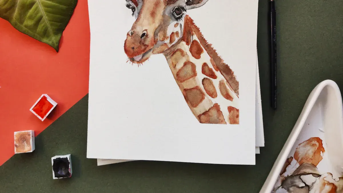 Einfache Tiermalerei Grundformen