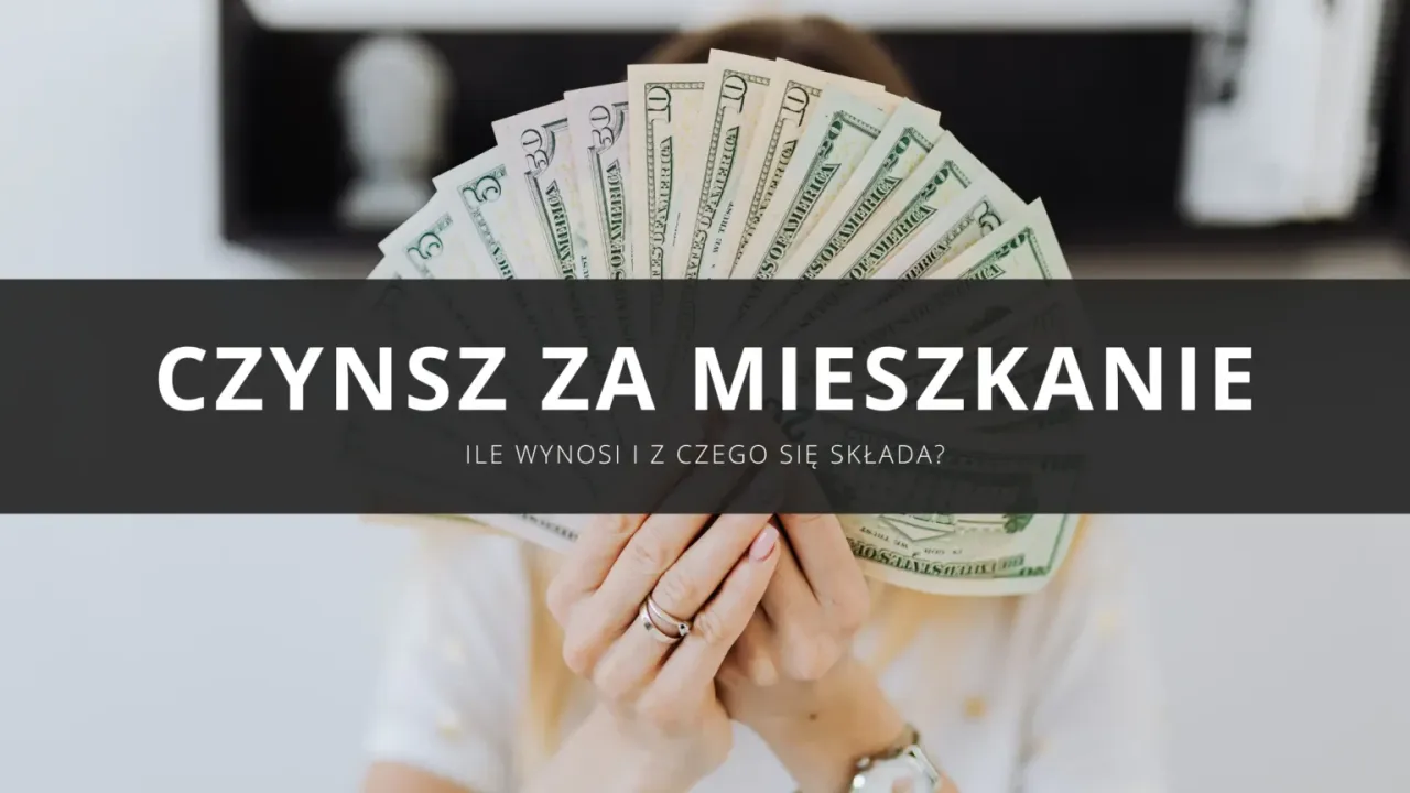 Dłonie trzymające wachlarz banknotów dolarowych, z napisem 