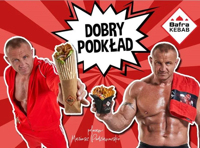 Mariusz Pudzianowski Bafra Kebab reklama