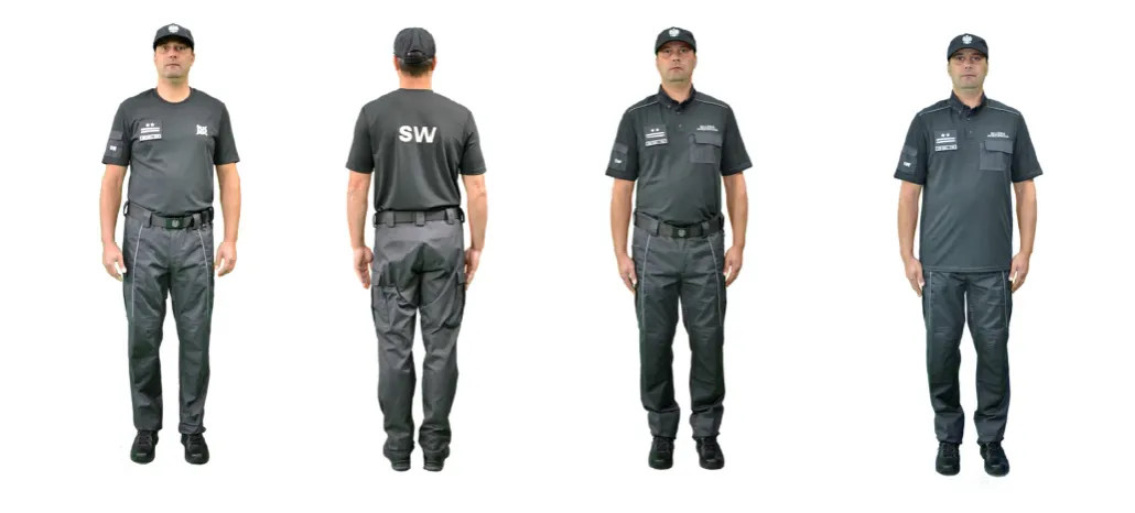 Rodzaje umundurowania Służby Więziennej