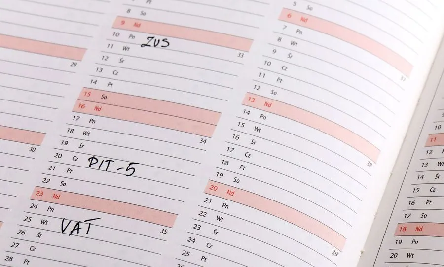 kalendarz z datą, sprzedaż mieszkania, podatek