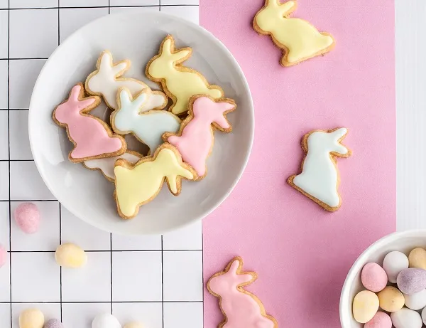 ciasteczka stempelkowe wielkanocne