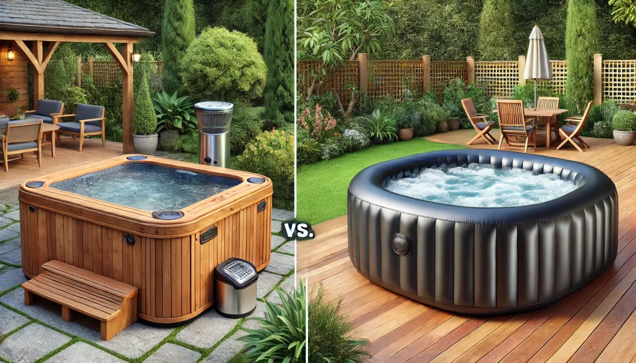 jacuzzi dmuchane vs akrylowe porównanie