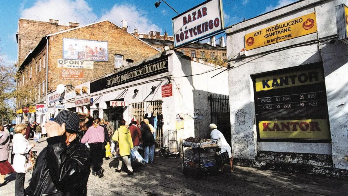 Bazar Różyckiego jedzenie Stara Praga