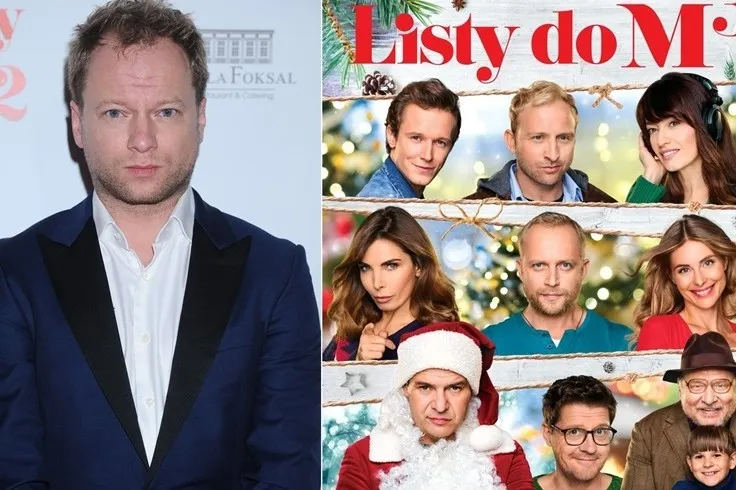 Maciej Stuhr r&oacute;żne role filmowe kolaż