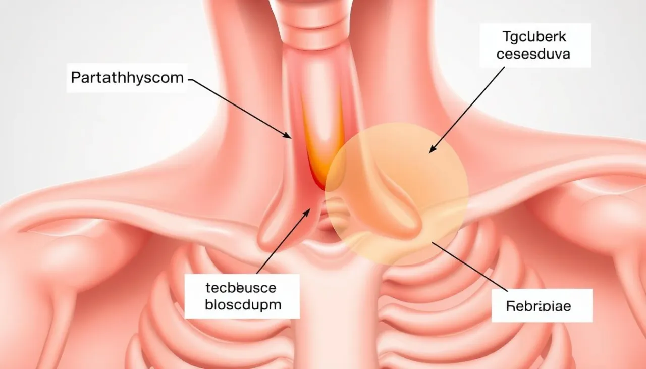 anatomia tarczycy schemat