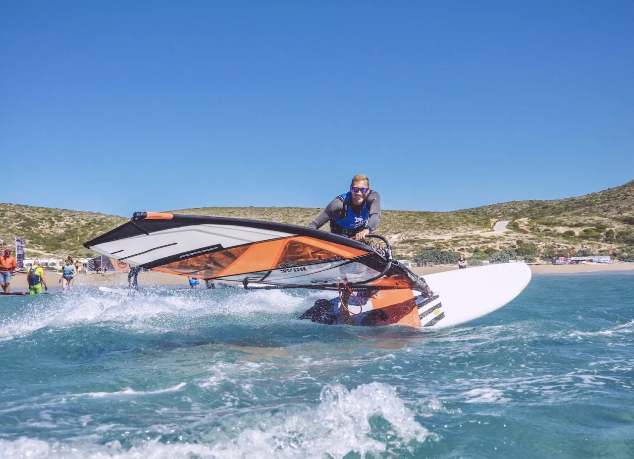 Windsurfing na Rodos Morze Egejskie