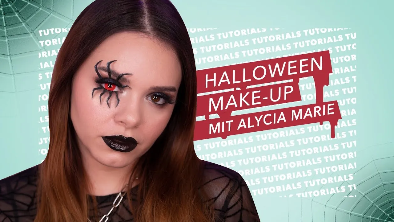 Halloween Spinnen Make-up Produkte