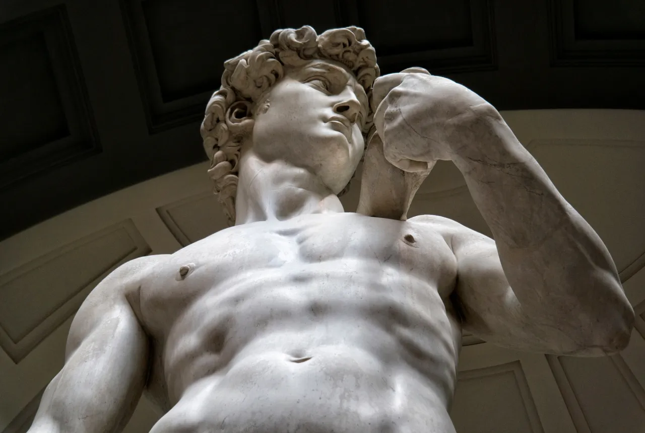 Michelangelo David Marmorskulptur