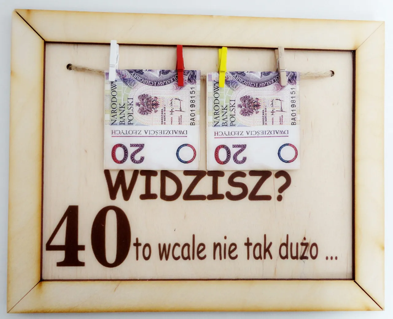 śmieszne prezenty na 40 urodziny