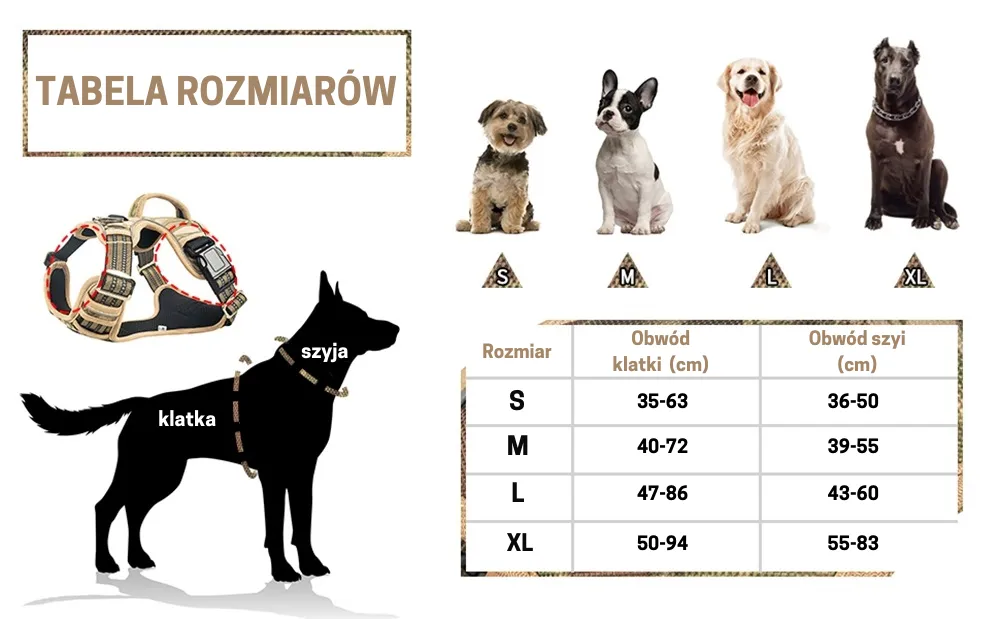Zdjęcie Jak zmierzyć szelki dla psa, aby uniknąć niewłaściwego dopasowania