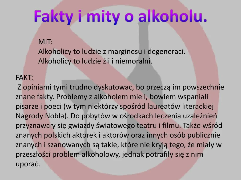 Zdjęcie Fakty i mity o uzależnieniu od alkoholu – co powinieneś wiedzieć?
