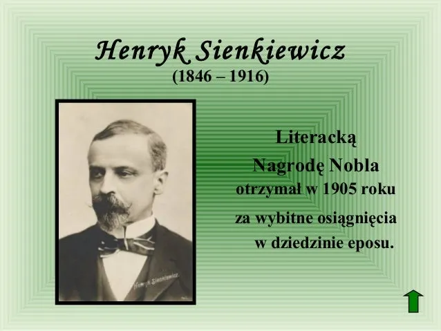 Zdjęcie W którym roku Henryk Sienkiewicz dostał Nagrodę Nobla i dlaczego to ważne