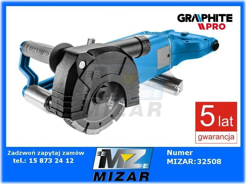 Zdjęcie Bruzdownica GRAPHITE PRO: Rewolucja w Wycinaniu Bruzd Ściennych