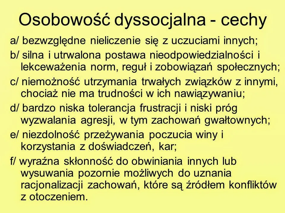 Zdjęcie Jak postępować z osobą dyssocjalną i chronić swoje zdrowie psychiczne