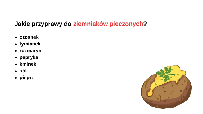 Zdjęcie Poznaj idealne przyprawy do pieczonych ziemniaków - aromatyczne propozycje