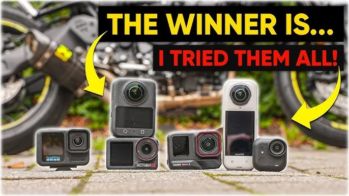 Porównanie kamer motocyklowych GoPro Insta360 DJI