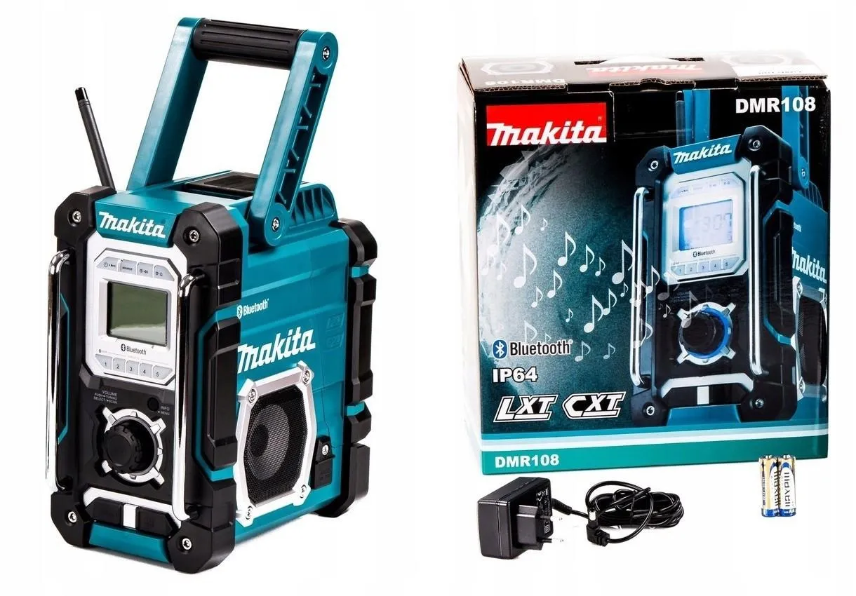 Radio budowlane Makita z Bluetooth