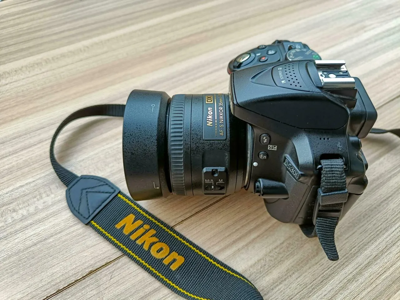 Nikon D5300 with 35mm f1.8 lens