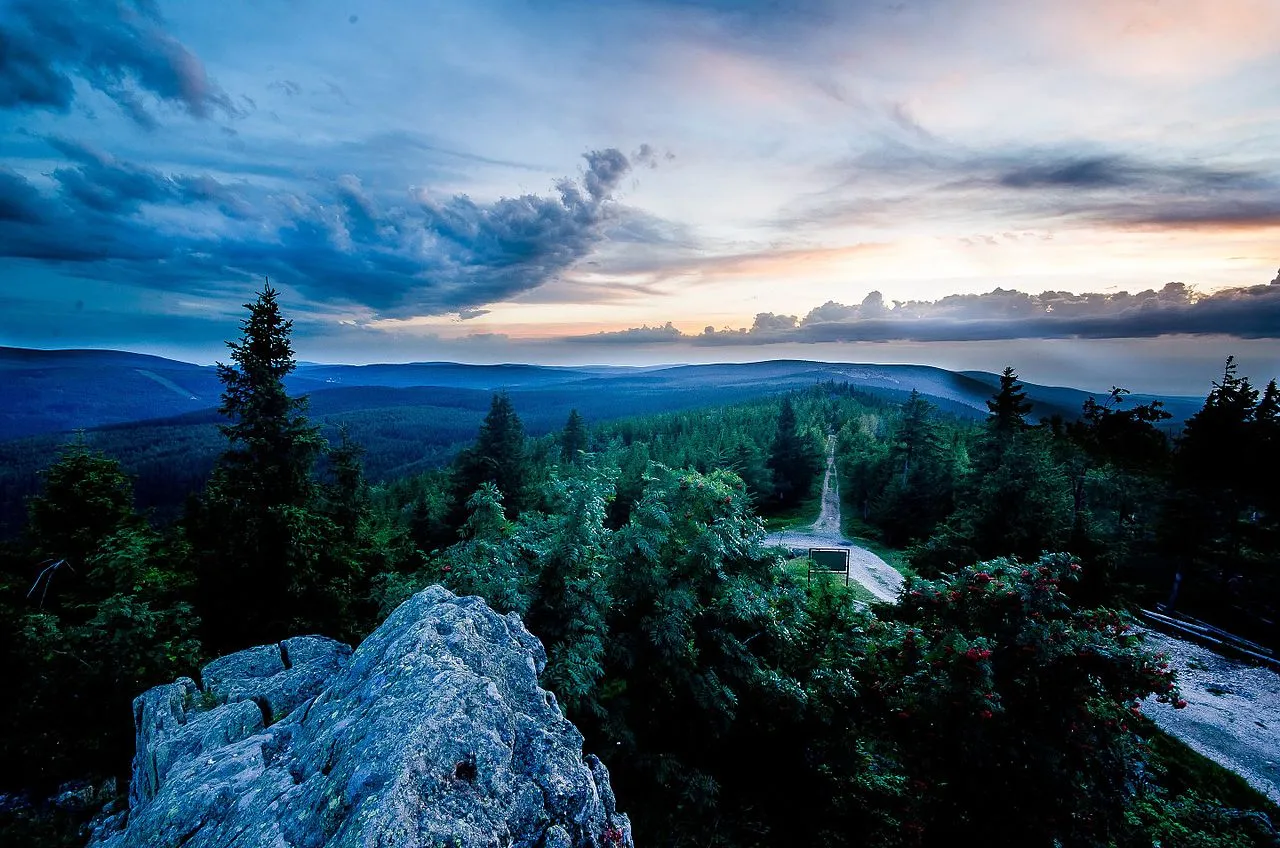 Świerad&oacute;w-Zdr&oacute;j panorama uzdrowisko g&oacute;ry izerskie