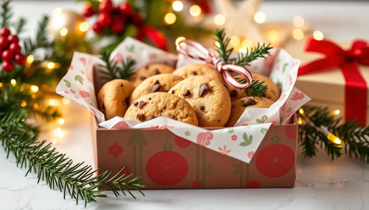 pakowanie ciastek na Boże Narodzenie Walentynki urodziny