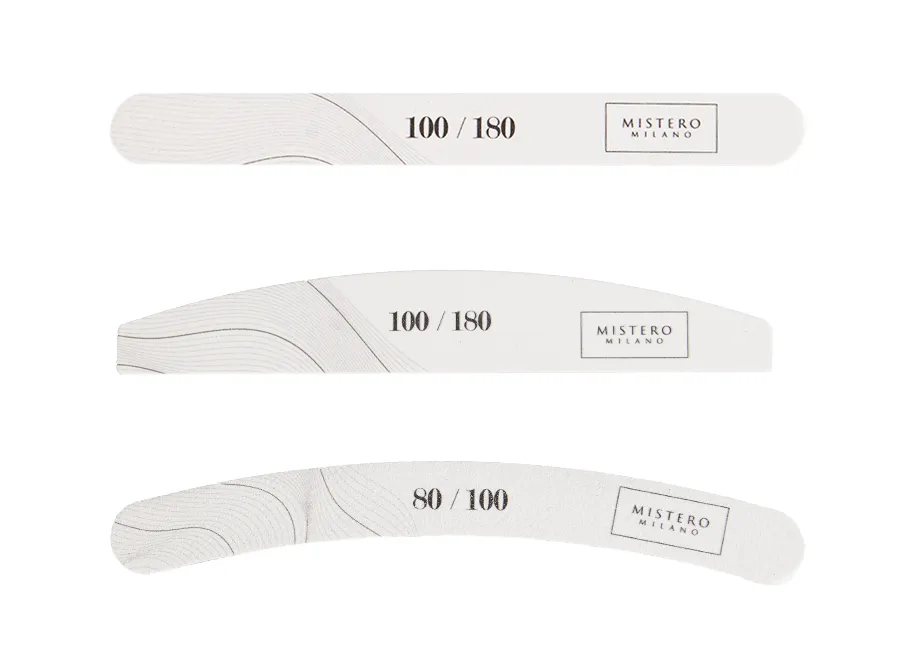 rodzaje pilników do paznokci gradacja materiał