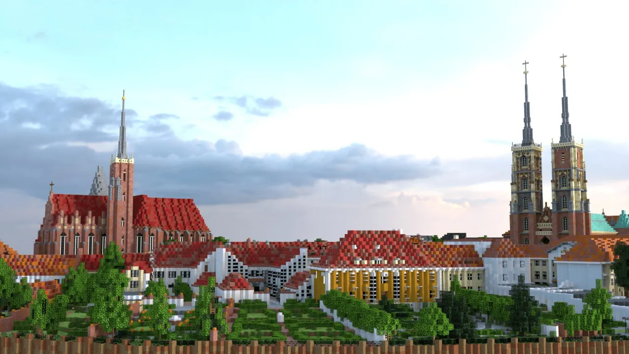 Minecraft megaprojekty miasta repliki