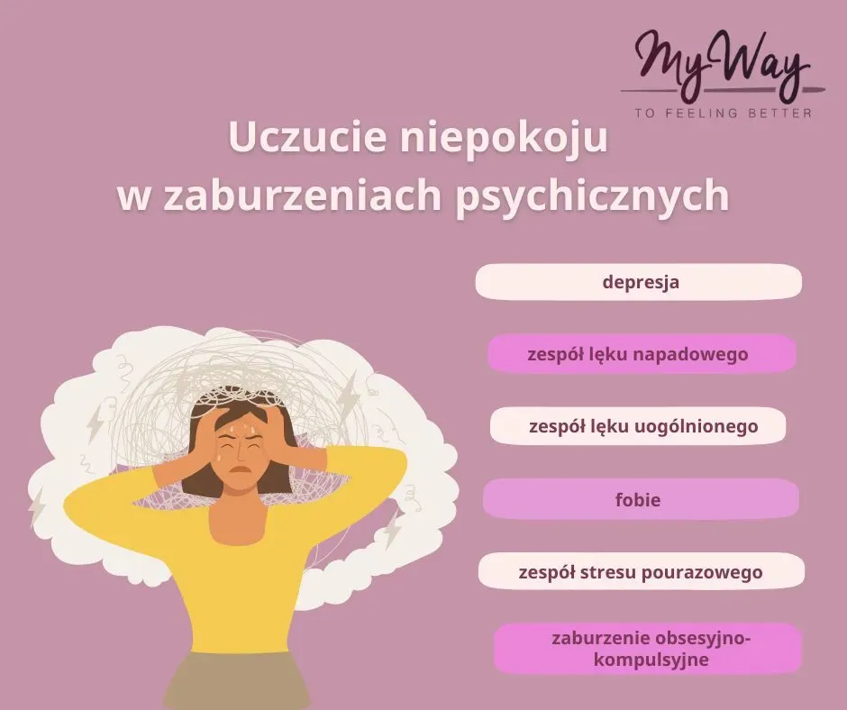 osoba odczuwająca niepokój i napięcie w ciele