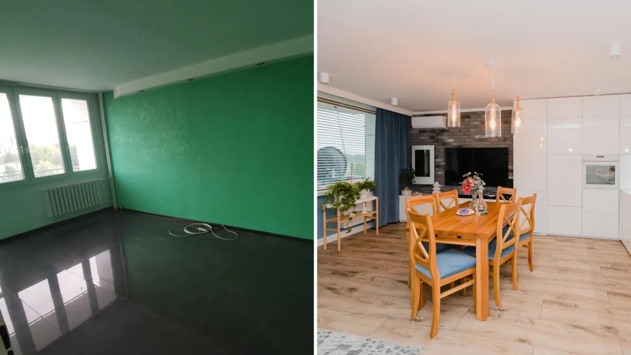 różne typy mieszkań w blokach stare i nowe budownictwo