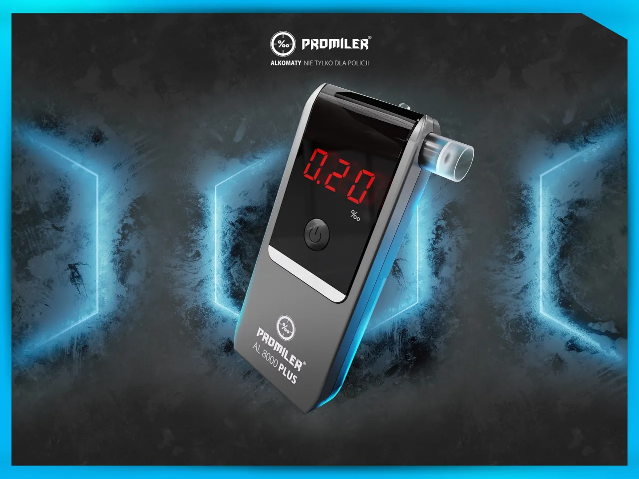 Zdjęcia alkomatów AlcoForce EVO Promiler AL 8000 Sentech AL-2600