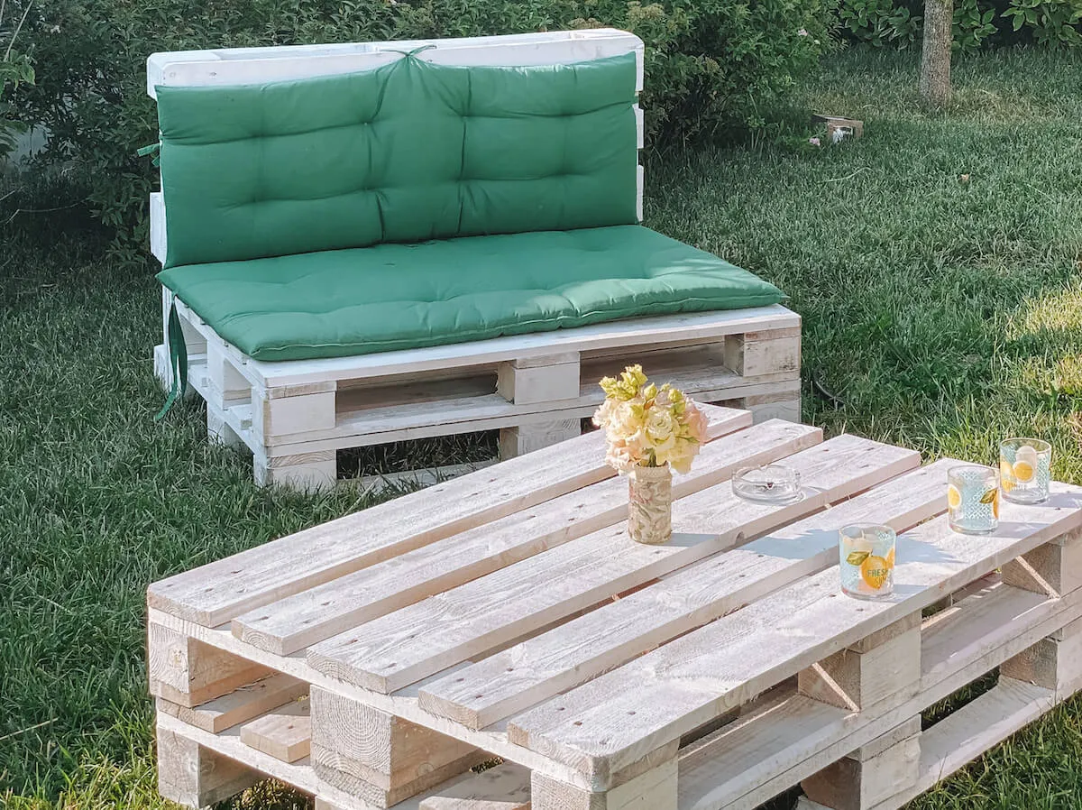 stół z palet na taras impregnacja