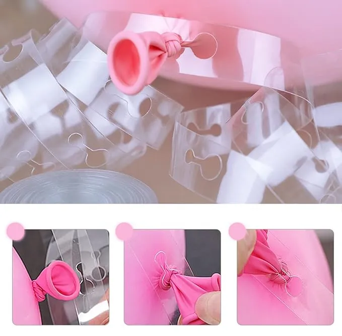 Girlanda z balon&oacute;w na taśmie instrukcja