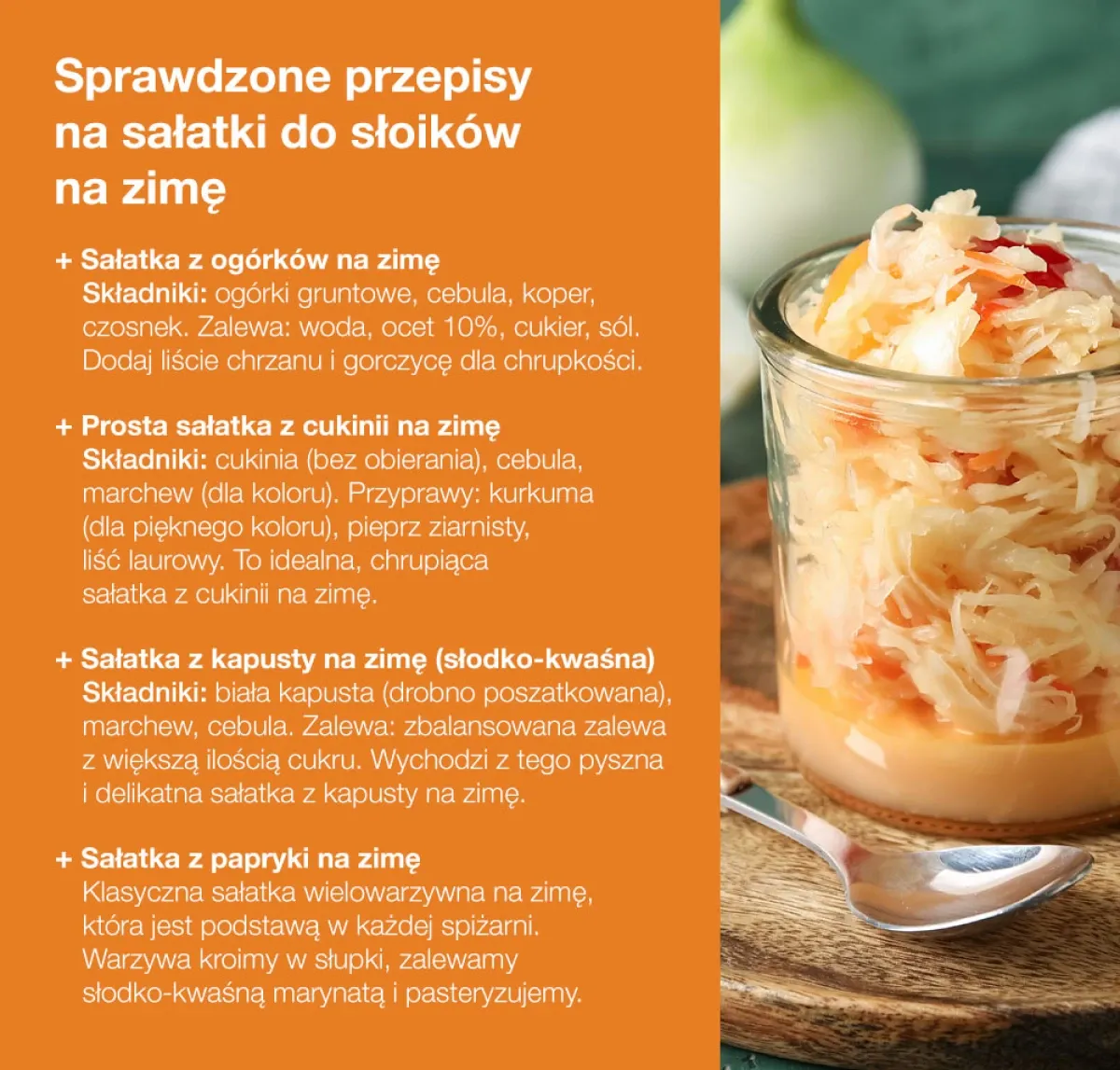 składniki zbilansowanej sałatki infografika