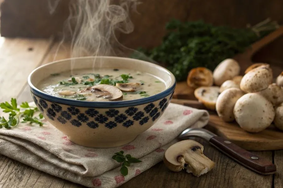 Tradycyjne zagęszczanie zupy krem