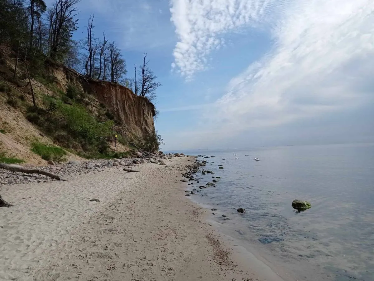 Klif Orłowski Gdynia z dziećmi