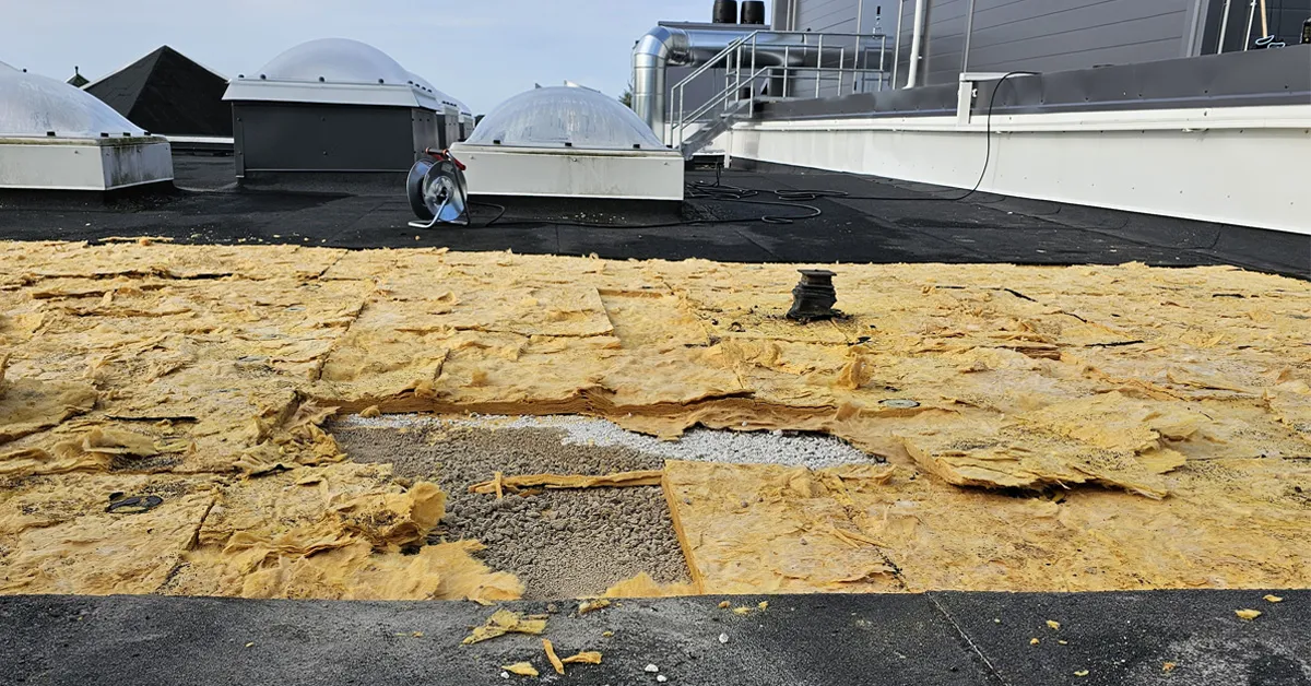 uszkodzenia dachu przecieki