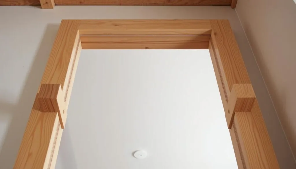 prawidłowe rozmieszczenie rozp&oacute;rek ościeżnica