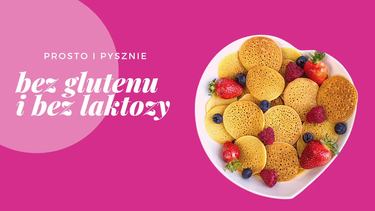 Placuszki z owocami na talerzu. Proste i pyszne przepisy bezglutenowe i bez laktozy.