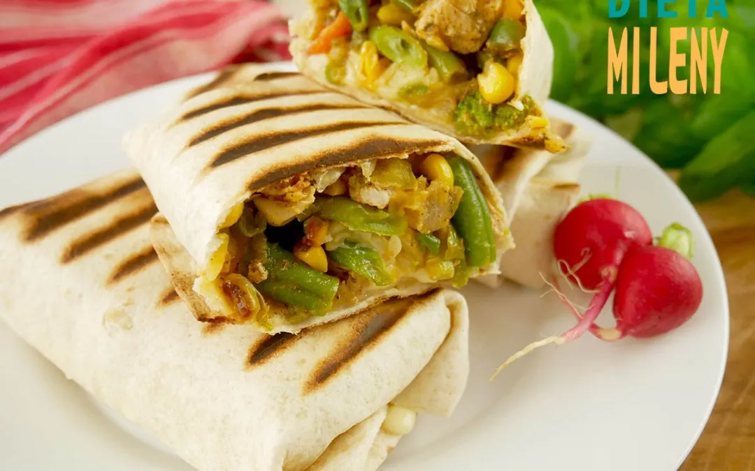dietetyczny farsz do tortilli kurczak warzywa